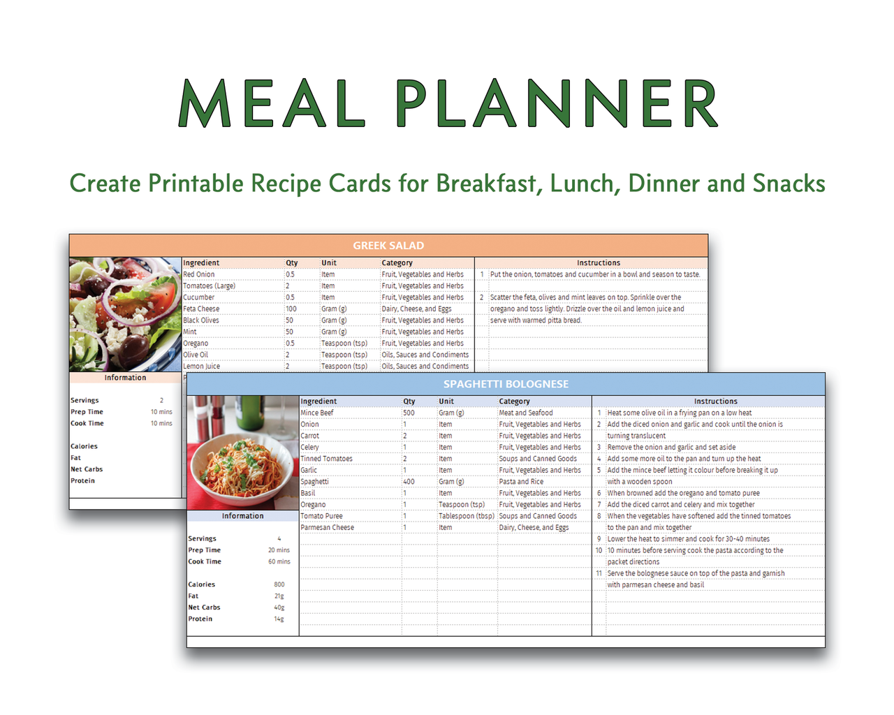 Meal Planner