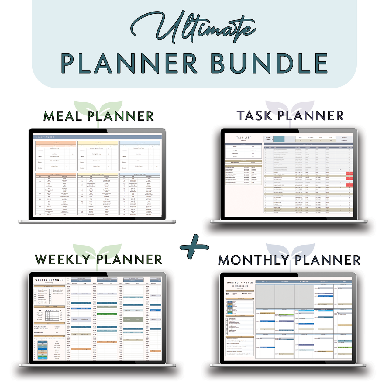 One Planner Ultimate Digital Planner | Digital Planner Bundle | CleverPeaDesign