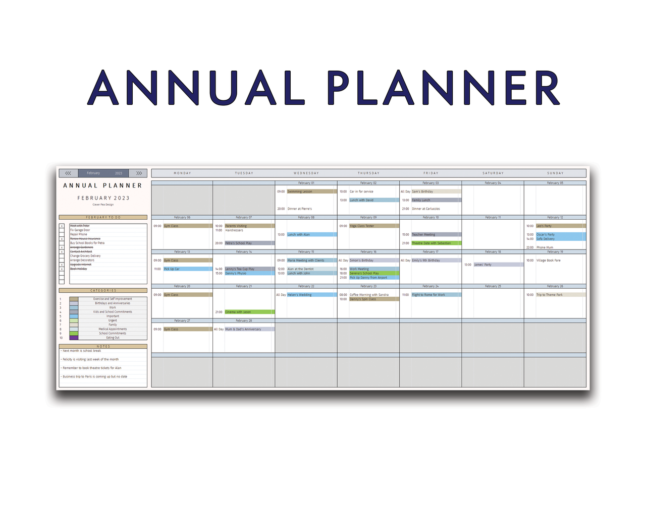 Annual Planner