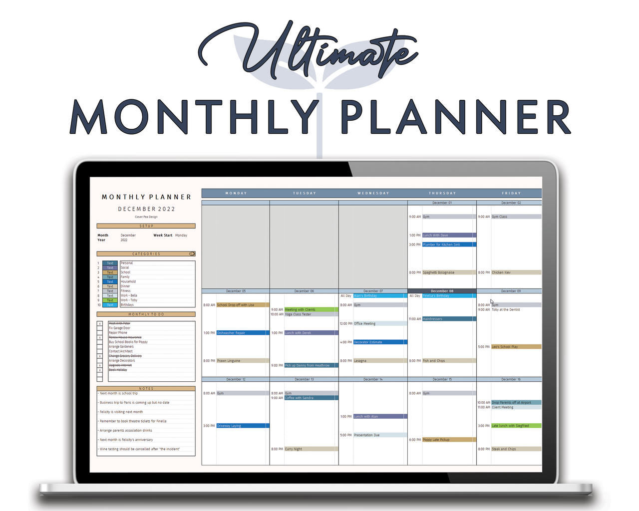 Monthly Planner